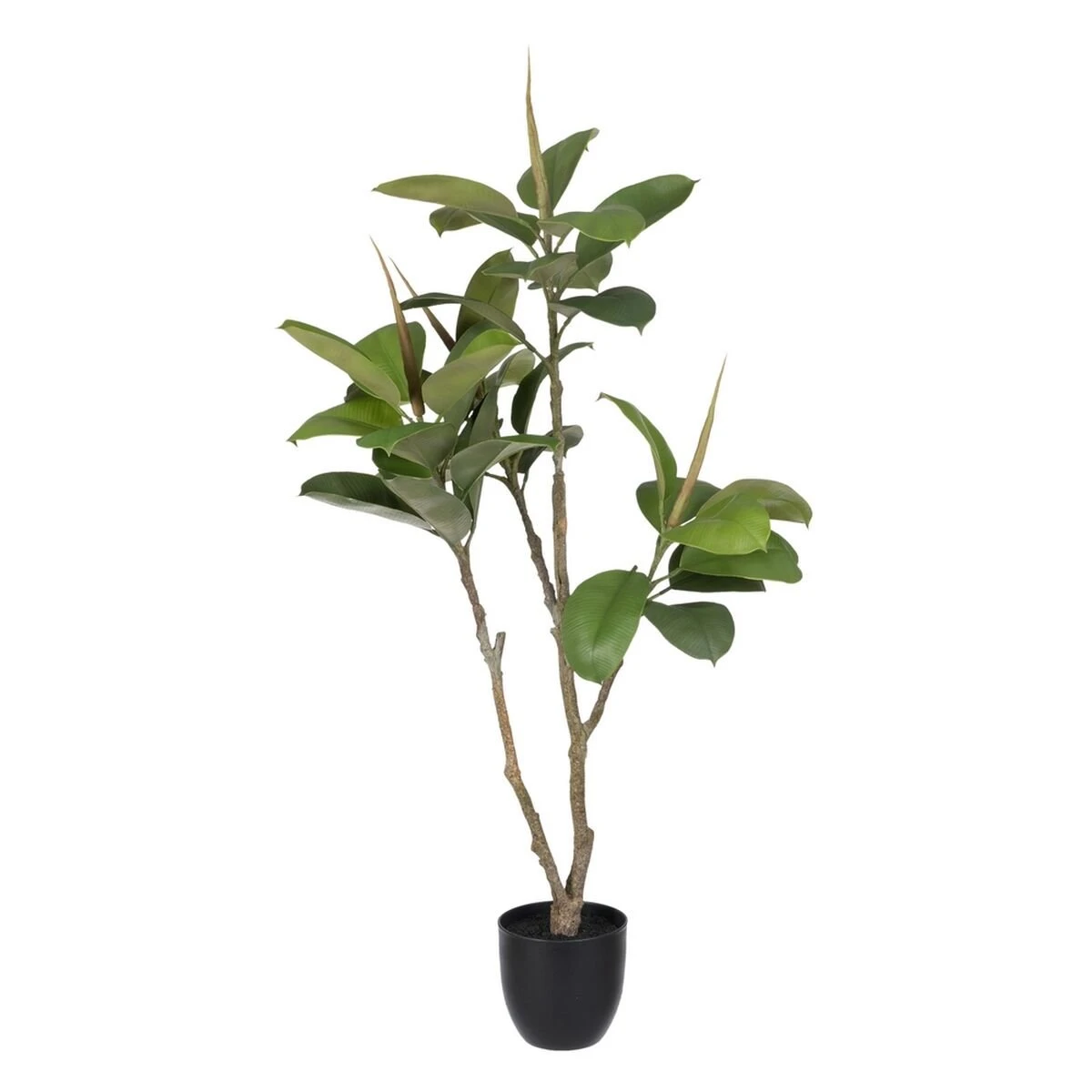 Planta Decorativa 116 Cm Verde PVC Roble 3 Planta Decorativa 116 Cm Verde PVC Roble