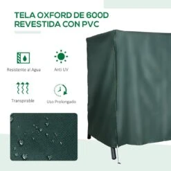 Outsunny Funda Para Columpios De Exterior Con Cremallera Cubierta Muebles Para Exterior Ideal Columpios 205x124x164 Cm Verde Oscuro 13 Outsunny Funda Para Columpios De Exterior Con Cremallera Cubierta Muebles Para Exterior Ideal Columpios 205x124x164 Cm Verde Oscuro -OUTSUNNY TIENDA 7c8cee53ac05ed702b0bf9e3fc3f29bdbcd931d0 d2d1687e0b7d49109628fec9f1c4af84