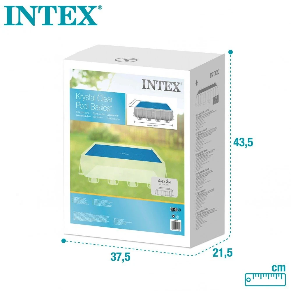 Cobertor Solar INTEX Piscinas Rectangulares 400 X 200 Cm 9 Cobertor Solar INTEX Piscinas Rectangulares 400 X 200 Cm - Imagen 7