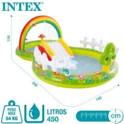 Centro De Juegos Acuático Con Tobogán Jardín INTEX -OUTSUNNY TIENDA 7d665d78b223f2fc9009b268b7738645ccb56822 2a7f05f11fb442caa96a73c275efbe75