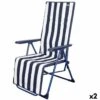 Tumbona Aktive Blanco Azul Marino Reclinable A Rayas 147 X 70 X 48 Cm (2 Unidades) -OUTSUNNY TIENDA 7de10ce43798c59c08af7292607a386c22b78593 a48736862b494be8b772277834550c4c