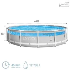 Piscina Desmontable Circular 12.706 L C/depuradora Clearview Prism Frame INTEX -OUTSUNNY TIENDA 7e54b8280778847c2bf8de3546695b94577dee07 34f34f54116647e5b8942978577f7552