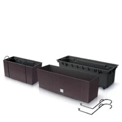 Prosperplast Jardinera Para Balcón Rato Case W , Dimensiones (Mm) 580X180X195, Color Ocre Oscuro -OUTSUNNY TIENDA 7fb0233fa581619f9feb2fda2c185121c3a05fac f6946620c18a45d9b8d929c138493a21