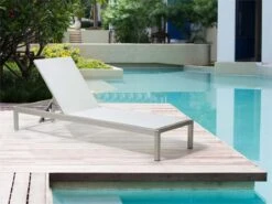 Tumbona De Jardín En Aluminio Blanco FOSSATO -OUTSUNNY TIENDA 80e587e809548007dabd05f944163f23c2f29a90 066f9a57b5874613ac997a1acb976bf0