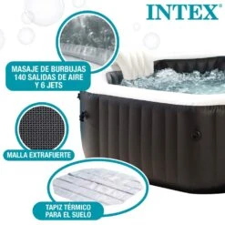 Spa Hinchable Octogonal Con Burbujas Y Jets 1.098 Litros INTEX -OUTSUNNY TIENDA 80e7d21eeac4eb8e32f9225768f8343bbeccd1ca d3a5f7db64154d9d8b2a150f79a4c1c5