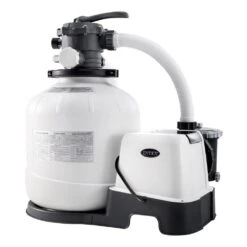 Sistema Combinado Depuradora Arena Y Clorador Salino ECO 11 G - 56.800 L INTEX