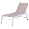Outsunny Tumbona Multiposiciones De Jardín Con Respaldo Reclinable En 5 Posiciones De Aluminio Y Texteline Carga 160 Kg Para Patio Terraza 202x65x43 Cm Beige -OUTSUNNY TIENDA 82f9fbc557f33601a31517b0d08c46986e553b7c e483e8792fe5498098024a95eebd1b55