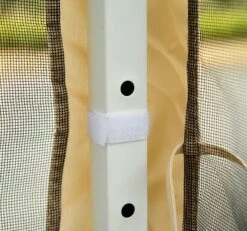 Outsunny Carpa Plegable 3x3 Para Exterior Cenador Portátil De Jardín Con Mosquiteras Bolsa De Transporte Marco De Acero Y Tela Oxford Resistente Para Fiestas Camping Beige -OUTSUNNY TIENDA 8345d42989899199ed35a063227918bb788a573a 5c00e339c09b488fa6113f99840489e1