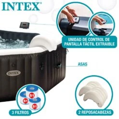Spa Hinchable Octogonal Con Burbujas Y Jets 1.098 Litros INTEX -OUTSUNNY TIENDA 84759451add3ad889e55467a3b3e5926471812c6 5bed9d79d9af4a0b881d878840538cdc
