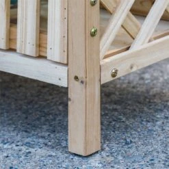 Outsunny Huerto Urbano Elevado De Madera 90x30x90 Cm Mesa De Cultivo De Jardín Con Estante Inferior Seto Decorativo Y 4 Orificios De Drenaje Para Plantas Macetas Flores Natural -OUTSUNNY TIENDA 8498059b987989068d613d8862fd314112810e96 20fd755894db4d3b84c84958dc6fa56b