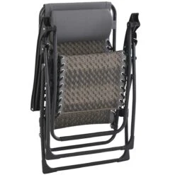 Outsunny Tumbona Plegable De Ratán Con Respaldo Ajustable Reposacabezas Extraíble Portavasos Y Soporte Para Teléfono Jardín Terraza Al Aire Libre 65x70x110 Cm Gris -OUTSUNNY TIENDA 85092e36903098bd7b132b19578fdebac6083fbf f075e4676a3542dda97b4e9c6e2fdad2