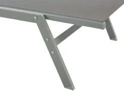 Tumbona De Metal/textil Trenzado Gris VERNAZZA -OUTSUNNY TIENDA 882528ecf695983b32167a645e5db30b531928fc 097740966dc841409359be7e62a77015