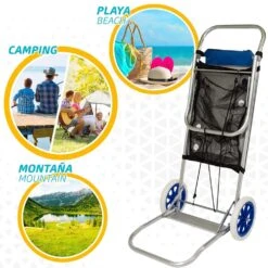 Carro Multiusos Playa Aluminio Aktive -OUTSUNNY TIENDA 88773b580f0afdf9863d7240d06daa72ca802e03 0c44862fa2a6469ebb03428122599330