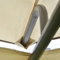 Outsunny Cenador De Jardín 3,45x3,45 M Carpa Con Doble Techo Y 8 Orificios De Drenaje Marco Metálico Para Celebraciones Fiestas Bodas Exteriores Beige -OUTSUNNY TIENDA 8a8715aa2b0749baaef45d55889b96fd1a248109 aef7f7f233f54e6f83aeacf2e5f7cef1