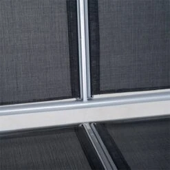 Outsunny Columpio Balancín Jardín De 3 Plazas Con Toldo Ajustable Respaldo Transpirable Y Marco De Metal Para Terraza Balcón Exterior Carga 240 Kg 171x108x154 Cm Negro -OUTSUNNY TIENDA 8af71b91431ad99ea52b5f96ae22dfdde889054b 26c0b904213040caa907a1ccbd8ff935