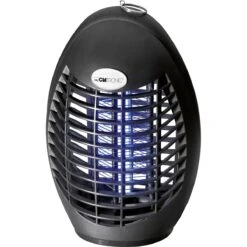 Clatronic IV 3340 Lámpara Antimosquitos, Ecológico, Sin Productos Químicos, Malla Eléctrica 1500-2000 V, 20 M², 4, Negro