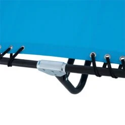 Outsunny Tumbona Plegable Y Ajustable De 4 Posiciones Silla Reclinable De Jardín Con Sistema De Cordones Para Exterior Marco Acero 197x58x76 Cm Azul Claro -OUTSUNNY TIENDA 91936d053ac9dca2eb0cf1bfd6df359f2fddf65f 39e7a94e4ff1446b887bfaa811bc6b1d
