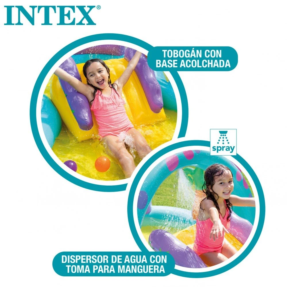 Centro Juegos Hinchable INTEX Dinosaurio 302x229x112 Cm - 280 L 5 Centro Juegos Hinchable INTEX Dinosaurio 302x229x112 Cm - 280 L - Imagen 3