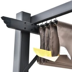 Outsunny Pérgola De Aluminio Gazebo Cenador 3x3m Para Jardín Patio O Terraza Con Techo Retráctil Tela Poliéster Resistente A Agua Y UV 17 Outsunny Pérgola De Aluminio Gazebo Cenador 3x3m Para Jardín Patio O Terraza Con Techo Retráctil Tela Poliéster Resistente A Agua Y UV -OUTSUNNY TIENDA 953ad3955b587423f9d4093d6b15a7ef345a0595 9cc4fed2658d41b3ad6e359d52190a88