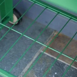 Outsunny Huerto Urbano Jardinera Elevada De Metal Cama De Jardín Con Ruedas Asa Lateral Y Estante Inferior Para Cultivo Plantas Hortalizas Flores 104x39x80 Cm Verde -OUTSUNNY TIENDA 9694ebceb699cc54657aa5e987e8598905f8d226 c0b3589d295e447eabdd76c567e65d61