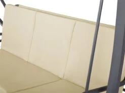 Columpio De Jardín De 3 Plazas En Beige GARBO -OUTSUNNY TIENDA 97954edb50f58ce41c02a26e5e2b53abc6a2823b da3e2dbe6ba84d818f98140abe4d2589