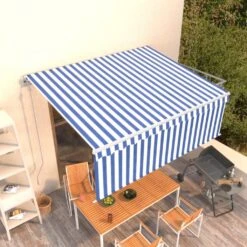 Toldo Retráctil Automático Con Persiana 4,5x3 M Azul Y Blanco VidaXL 10 Toldo Retráctil Automático Con Persiana 4,5x3 M Azul Y Blanco VidaXL -OUTSUNNY TIENDA 99420c1f5b25e4a965eaec3b4178648f0401f10a 4b966dd3350c4eee8d2991eab04ce2c4