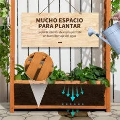Outsunny Jardinera Enrejado Con Arco Macetero Con Soporte Para Trepadoras Cultivos Plantas Flores Decoración En Jardín Terraza Balcón 83x36x152 Cm Natural -OUTSUNNY TIENDA 9a6f7512e5ccbb38888f32bb220c1fbfc1ab8a86 5df26103ba7d476eb1e32d15c1c10071
