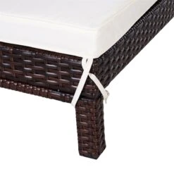 Outsunny Conjunto De Tumbona Exterior De Ratán 2 Plazas Con Cojines Acolchados Resistente Al Agua Con Respaldo Regulable De 5 Niveles Soporta 220 Kg 195x120x28 Cm Marrón -OUTSUNNY TIENDA 9a9c148b2ffce24c1a9a6dcf8647d1c3781ac6ac 70165f549e864dd89d407629484d5e37
