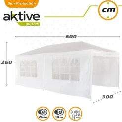 Carpa Plegable Aktive Garden Polietileno Color Blanco -OUTSUNNY TIENDA 9bdb08c566c86b1cc8f2dd4bf8d444df14cc1d58 dc6df2549fa8494ba6eba9a5f175336e