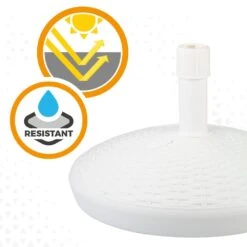Base Para Sombrilla Circular Blanca 25-48 Mm Aktive -OUTSUNNY TIENDA 9c5ec64d5b112c8ee04c5066d68e8a5c6ac5d029 955e2092ee8c48b989b9b2d3829564b4