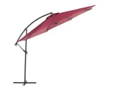 Sombrilla Voladiza De Poliéster Rojo/borgoña 300 Cm RAVENNA -OUTSUNNY TIENDA 9d15c163f7acb7340749452e7242980306ee398b d5a9c5a28a3140c893d343b25f18baeb