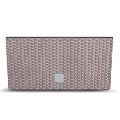 Prosperplast Jardinera Para Balcón Rato Case , Dimensiones (Mm) 395X185X195, Color Mocca