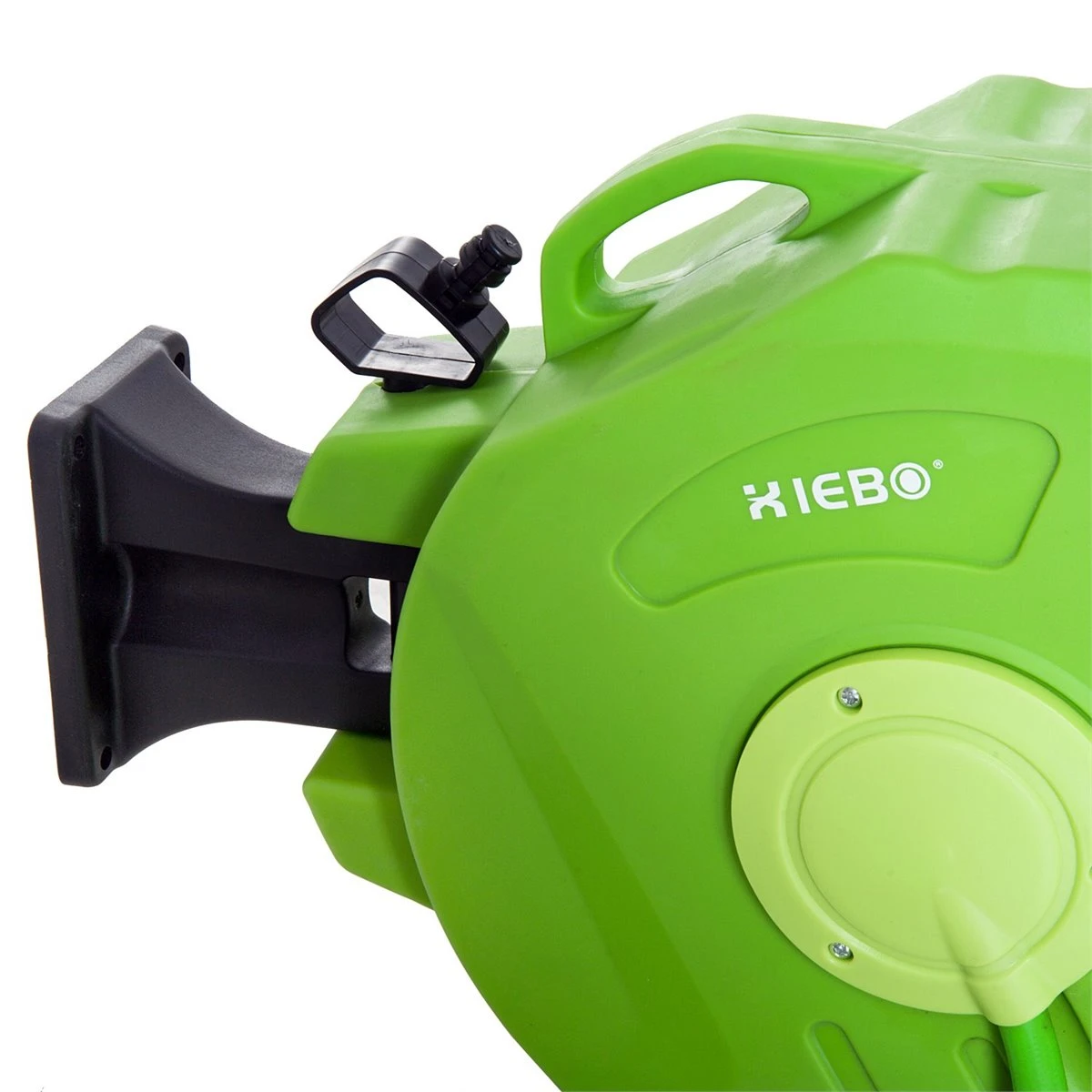 Outsunny Carrete Para Manguera 15M+1,5M Soporte Mural Portamanguera Roll-up Automático Giratorio 180° Con Pistola De Pulverización Base De Pared Conector De Manguera Para Jardín Terraza 7 Outsunny Carrete Para Manguera 15M+1,5M Soporte Mural Portamanguera Roll-up Automático Giratorio 180° Con Pistola De Pulverización Base De Pared Conector De Manguera Para Jardín Terraza - Imagen 5