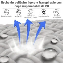 Outsunny Toldo Vertical Enrollable Con Manivela Protección UV Para Interior Y Exterior Balcón Porche Terraza 140x250 Cm Gris -OUTSUNNY TIENDA a04fcd923686e6a52ecda212267f649b4d6c96e0 21ef4e1d202a41a0a28d3361ce16c5ce