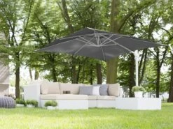 Sombrilla De Jardín 250x250x235 Cm Gris Oscuro MONZA