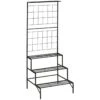 Outsunny Soporte Para Plantas Con Enrejado De Metal Estantería Para Macetas Trepadoras Con 3 Estantes Para Terraza Balcón Jardín Exterior E Interior 60x53,5x159,5 Cm Negro 1 Outsunny Soporte Para Plantas Con Enrejado De Metal Estantería Para Macetas Trepadoras Con 3 Estantes Para Terraza Balcón Jardín Exterior E Interior 60x53,5x159,5 Cm Negro -OUTSUNNY TIENDA a32730787c7b1e0524f59726f5fb44a8d227a8dc 72a21763c62d46de8a2b4fb789cee151