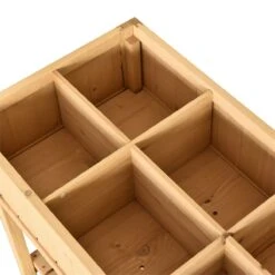 Outsunny Huerto Urbano De Madera 120x60x81 Cm Jardinera Elevada Para Cultivo De Plantas Flores Con Estante Inferior Para Jardín Terraza Exterior Natural -OUTSUNNY TIENDA a3f5298eb6e796ab1c2da79d204bd35ef42ec535 c504e9a1ae8d4728bacc342d41f7bd82