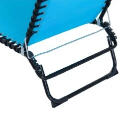 Outsunny Tumbona Plegable Y Ajustable De 4 Posiciones Silla Reclinable De Jardín Con Sistema De Cordones Para Exterior Marco Acero 197x58x76 Cm Azul Claro -OUTSUNNY TIENDA a53f6896af6e795382b08aad7fad0694e46bce89 f5e02a848bd046dfaacdbc061d03dde0