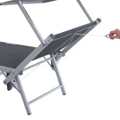 Outsunny Tumbona Plegable Y Reclinable De Aluminio Con Toldo Incorporado Para Piscina Jardín Terraza Exterior Carga 120 Kg 169x72x55/72cm Gris -OUTSUNNY TIENDA a65f7c39f095cfa28b61d69d3bea2378c8e5c9c7 a66687a61a8f4a59be57bf8961ce30ad