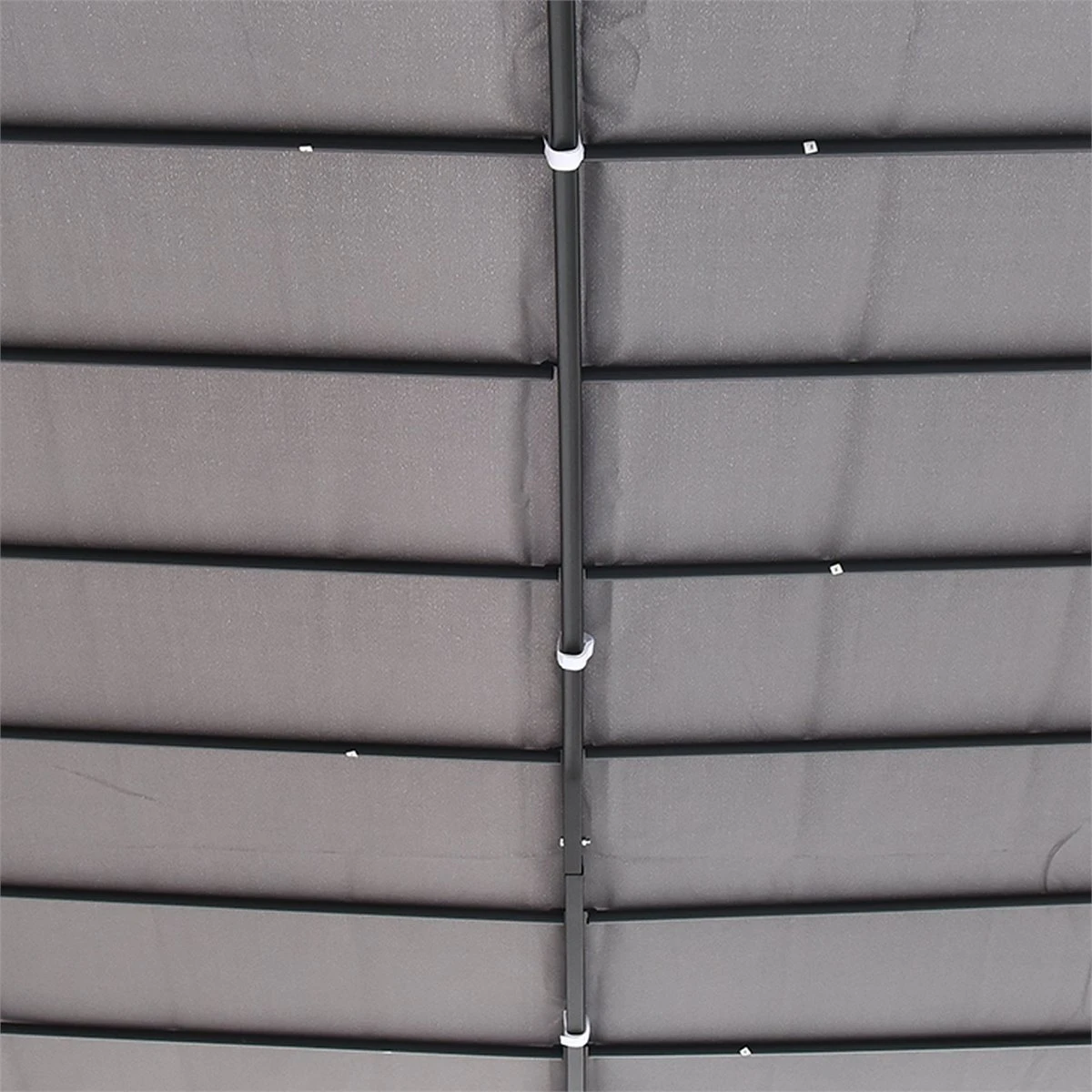 Outsunny Pérgola De Jardín 3x3 M Cenador Con Toldo Y 8 Orificios De Drenaje Para Patio Terraza Metal Y Poliéster 180 G/m² Resistente Gris 7 Outsunny Pérgola De Jardín 3x3 M Cenador Con Toldo Y 8 Orificios De Drenaje Para Patio Terraza Metal Y Poliéster 180 G/m² Resistente Gris - Imagen 5