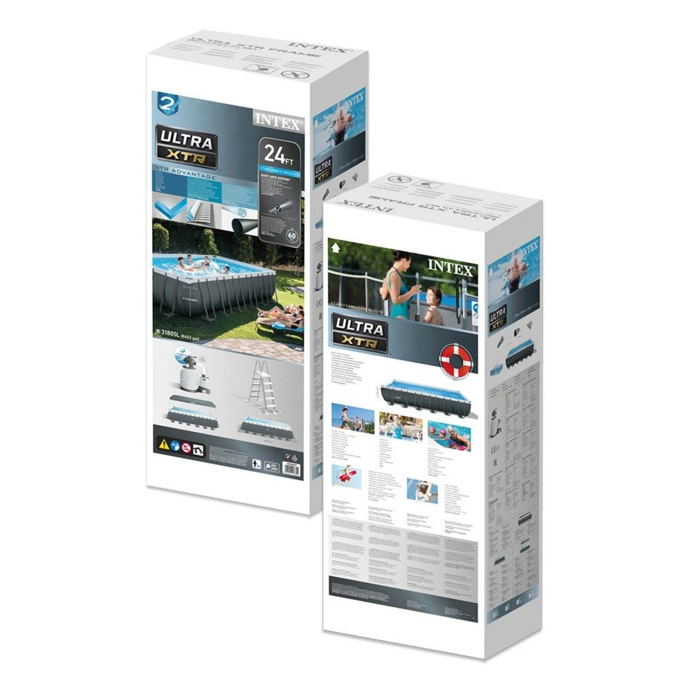 Piscina Elevada Rectangular INTEX Ultra XTR Frame 732x366x132 Cm + Depuradora 8 Piscina Elevada Rectangular INTEX Ultra XTR Frame 732x366x132 Cm + Depuradora - Imagen 6