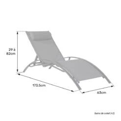 Juego De 2 Tumbonas GALAPAGOS De Textileno Y Aluminio Gris Antracita 17 Juego De 2 Tumbonas GALAPAGOS De Textileno Y Aluminio Gris Antracita -OUTSUNNY TIENDA a71ab33f247d081f6f997bff35a0ec18c968ba65 c6f3d072a19041bd9c5f66614b3fedb9