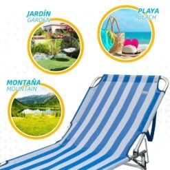 Tumbona Plegable De Aluminio 3 Posiciones Aktive Beach 14 Tumbona Plegable De Aluminio 3 Posiciones Aktive Beach -OUTSUNNY TIENDA a73dae3537dae159a37a5fde0fd401ac1020b954 74aab001506e41b59929e8cd625c3e80