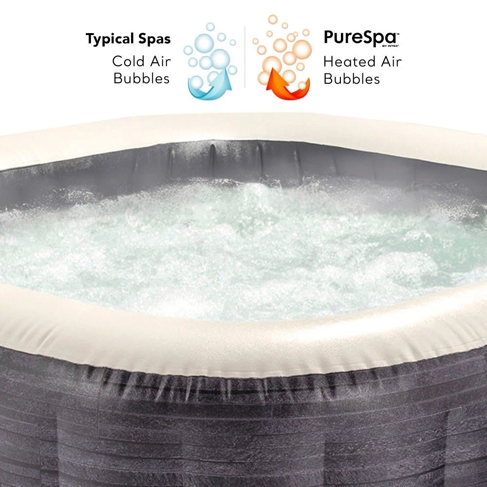 Jacuzzi Hinchable Greystone Deluxe 4 Personas INTEX 11 Jacuzzi Hinchable Greystone Deluxe 4 Personas INTEX - Imagen 9