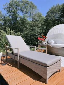 Tumbona De Jardín De Ratán Gris VASTO -OUTSUNNY TIENDA a90533bdbd5b30c673b2f15833d324e365e7097b a52aca3853df42f7b619f6a53a047b46