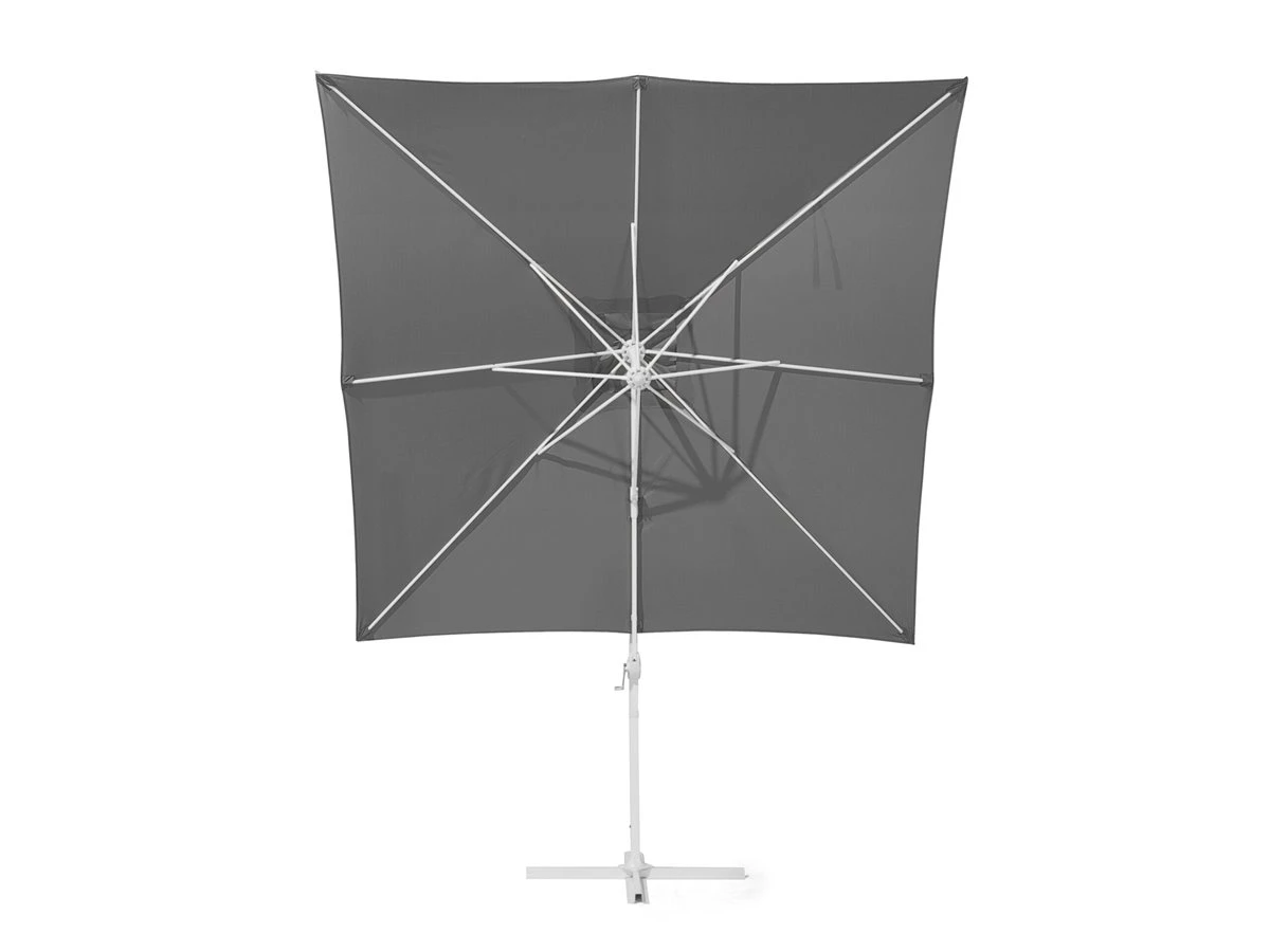 Sombrilla De Jardín 250x250x235 Cm Gris Oscuro MONZA 7 Sombrilla De Jardín 250x250x235 Cm Gris Oscuro MONZA - Imagen 5