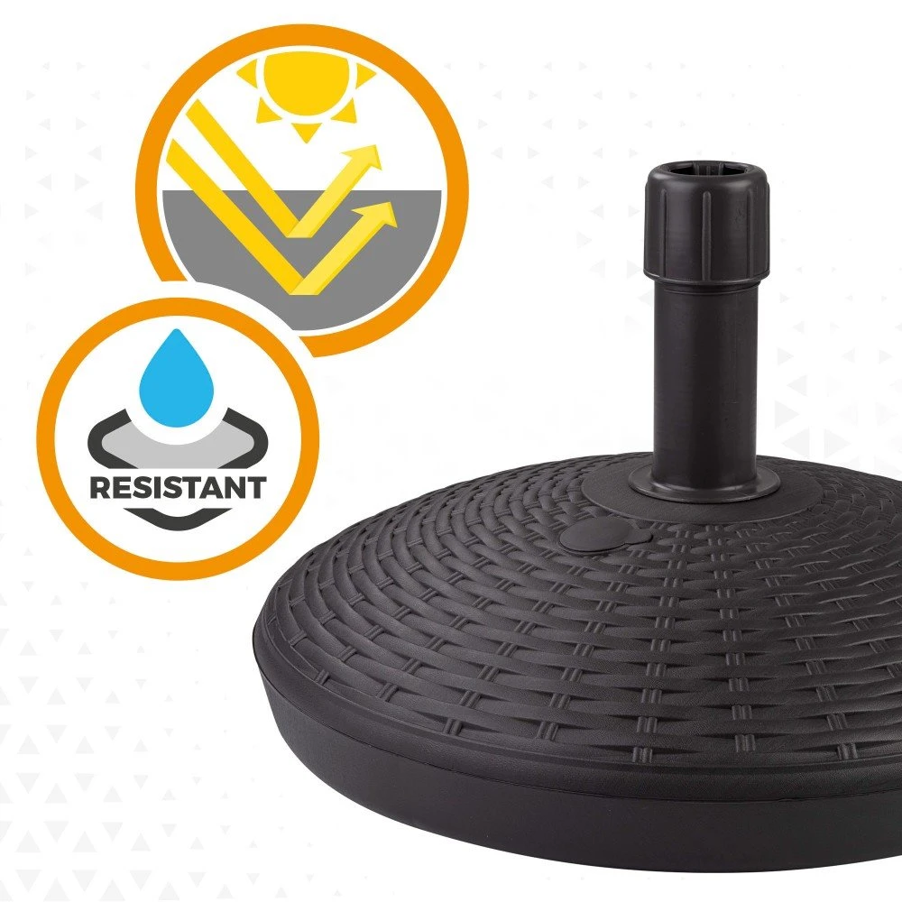 Base Para Sombrilla Circular Antracita 25-48 Mm Aktive 8 Base Para Sombrilla Circular Antracita 25-48 Mm Aktive - Imagen 6