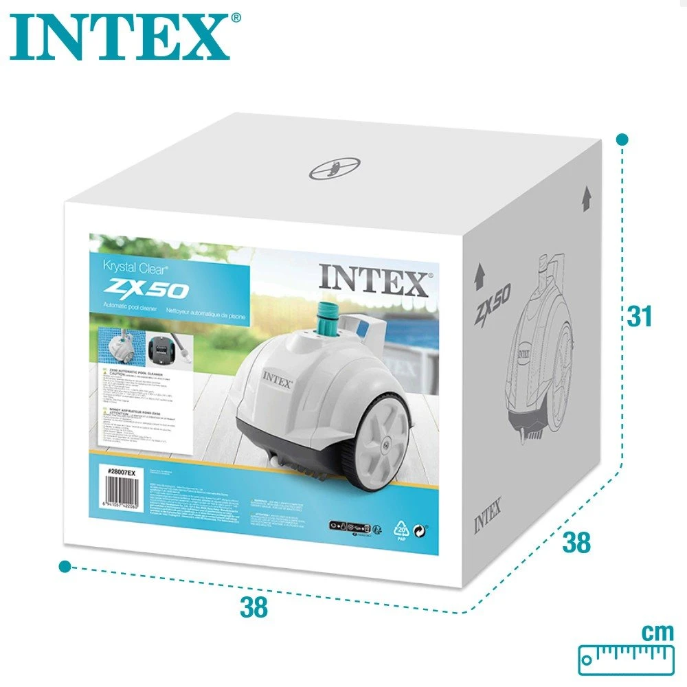 Robot Limpiafondos Krystal Clear® ZX50 INTEX 9 Robot Limpiafondos Krystal Clear® ZX50 INTEX - Imagen 7