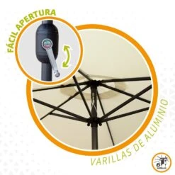 Parasol Hexagonal 300 Cm Color Crema Mástil Aluminio Aktive Garden -OUTSUNNY TIENDA afca6a8d0ec429c7c960b7d0915aeabf19dcbf65 a394a128e6704ba39b23a9f6faef6fb2