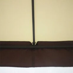 Outsunny Cenador De Jardín 3x3 M Pabellón Para Exterior Con Doble Techo De Ventilación Y Marco De Acero Protección Solar Para Fiestas Eventos Patio Al Aire Libre Beige -OUTSUNNY TIENDA b033d0aac7b46e4ff8f797564fff2bbd32a0eca6 6080b795e185495693c9b4a3091ca0da